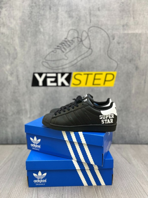 Adidas Süperstar Siyah-Yazılı